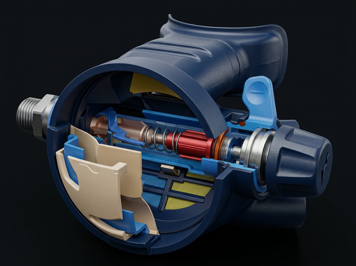 Consumer product engineering cutaway